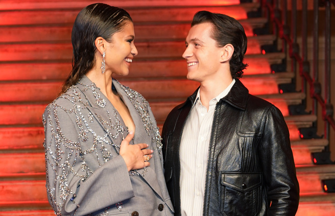 蜘蛛人螢幕情侶湯姆霍蘭德與千黛亞日前傳出訂婚喜訊。(圖／達志影像)