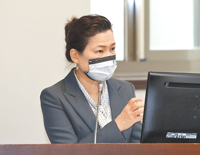 经济部长王美花。（姚志平摄）