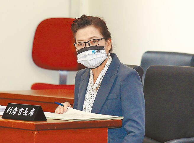 经济部长王美花。（姚志平摄）