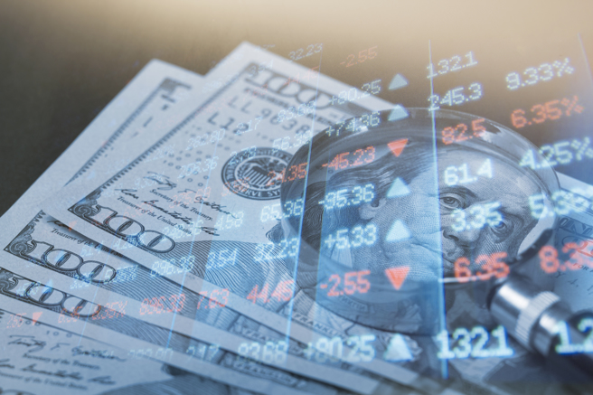 自美國公布就業報告強勁後，美股今天互有漲跌。（示意圖/ shutterstock）