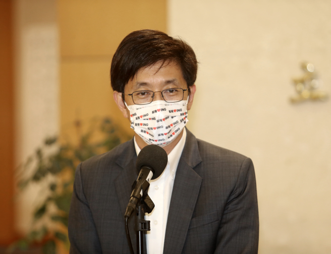 民进党立委蔡适应。（刘宗龙）