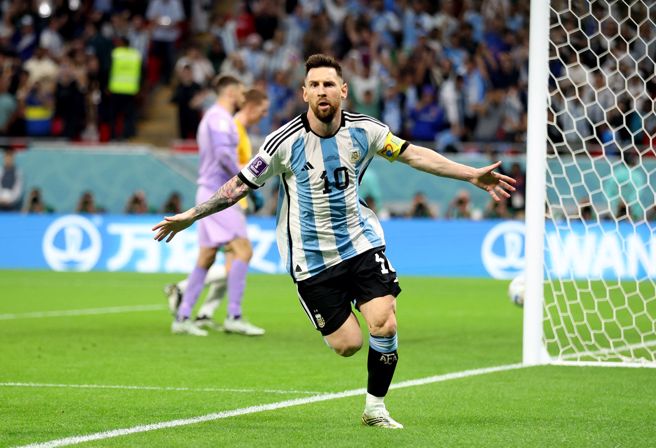 世足》梅西千場里程碑進球阿根廷晉級8強- 體育- 中時