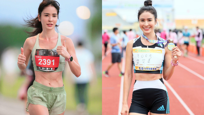 雷艾美有路跑女神的美名。(图/雷艾美 FB)