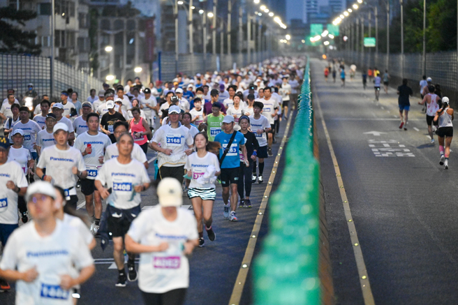 Panasonic台北城市路跑赛，7千人为美好生活而跑。（Panasonic提供）
