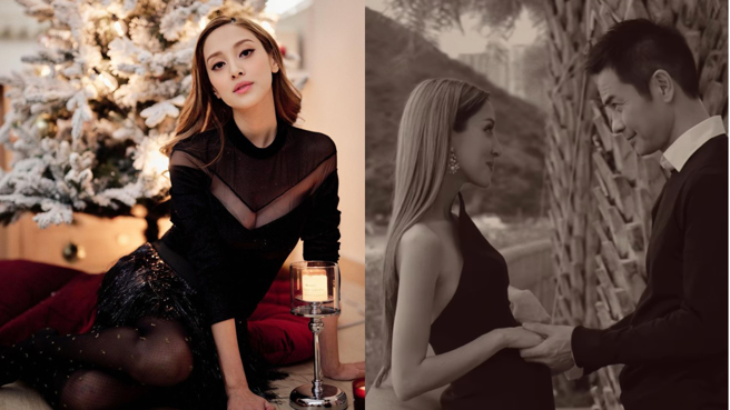 陈凯琳近来和郑嘉颖(右)迎来第三胎。(图/陈凯琳 IG)