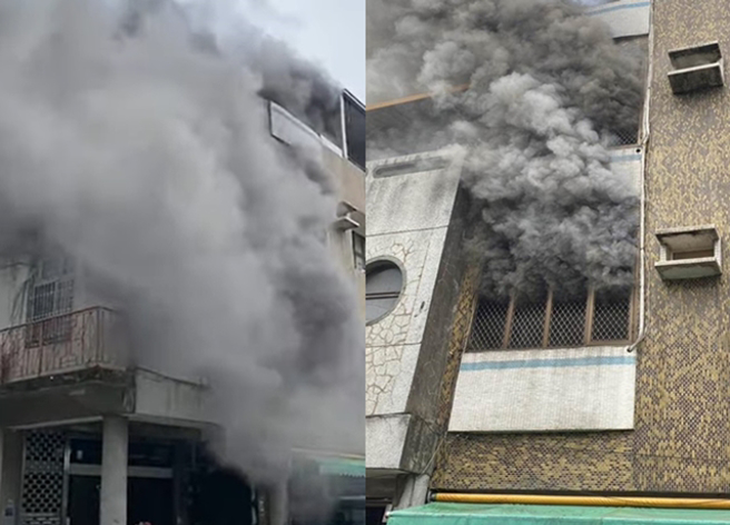 苗栗铜锣乡昨天发生3层楼透天火警，酿成3死意外。（民眾提供）