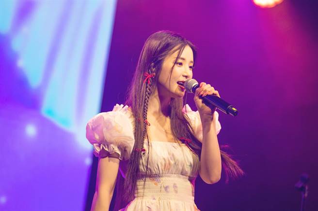 普美遗憾没办法在淡水看到夕阳下山的海景。（D-SHOW提供）