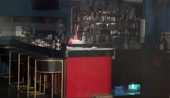 高雄市警局1名侦查队长在餐酒馆消费却与店员发生纠纷。（民眾提供）