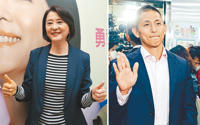 台北市第3选区（中山、北松山）立委缺额， 由国民党王鸿薇（左图）、民进党吴怡农（右图）展开竞逐。(本报资料照）