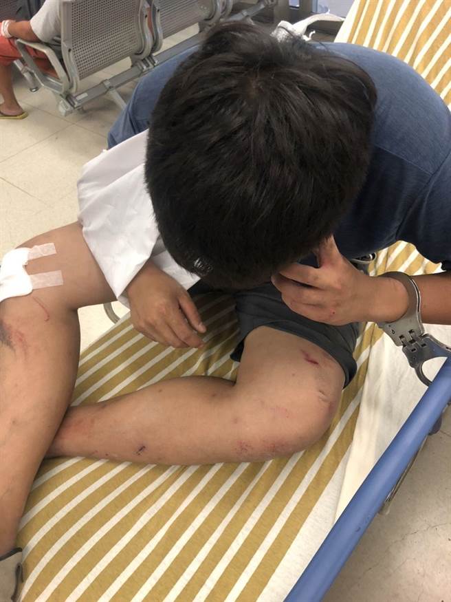 赖姓男子因为发生车祸，意外发现自己已被通缉。（高市凤山分局提供／杨舒婷高雄传真）