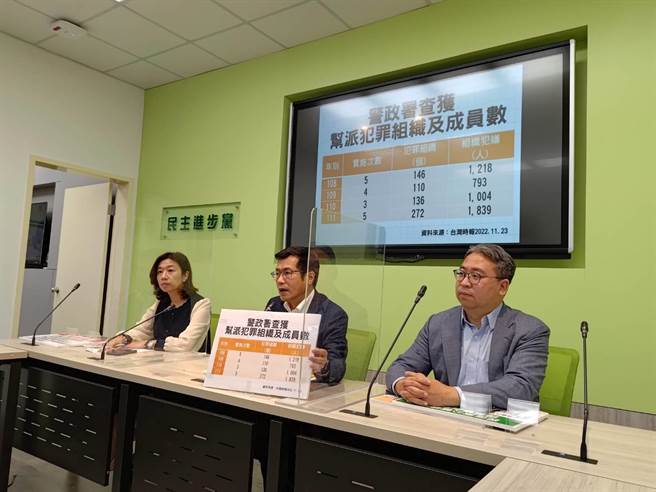 民进党团记者会。（邱新博摄）