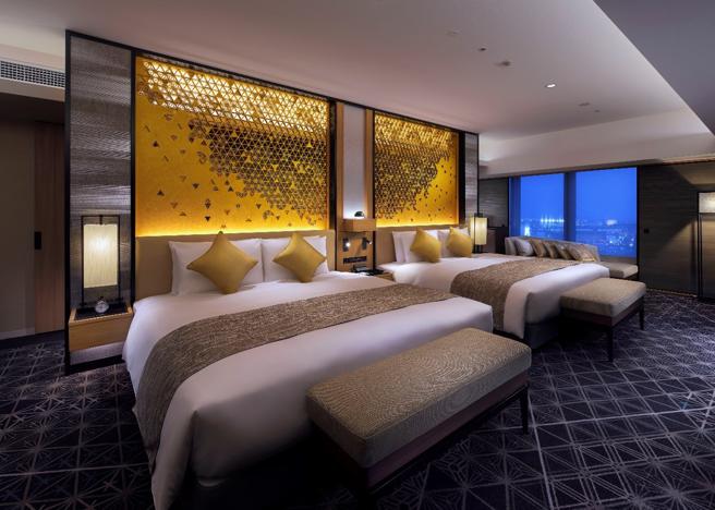 「VILLA FONTAINE PREMIER 羽田机场」FONTAINE套房，可从宽阔的窗户远眺机场或多摩川。（Sumitomo Fudosan Villa Fontaine Co. Ltd.提供）