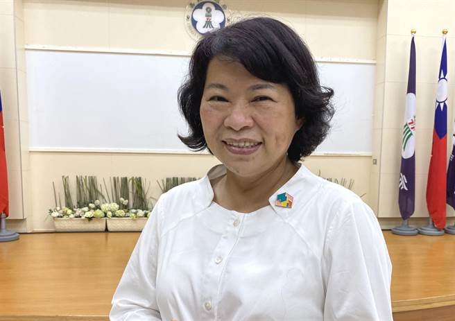 嘉义市长黄敏惠积极争取连任。（廖素慧摄）