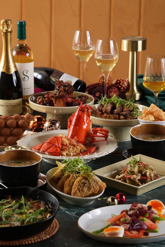 新光三越信义新天地Gubami Social亚洲最佳女主厨陈岚舒，耶诞专属套餐2人份4880元、4人份9898元。（新光三越提供）