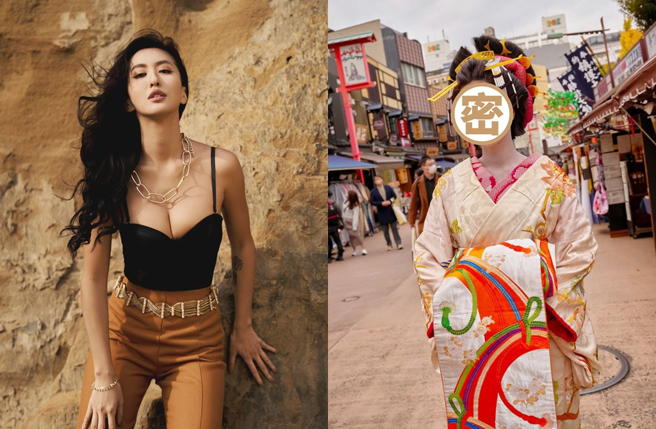 蔷蔷穿衣风格大胆，身材也非常好，能够驾驭许多服装。（图／蔷蔷facebook）