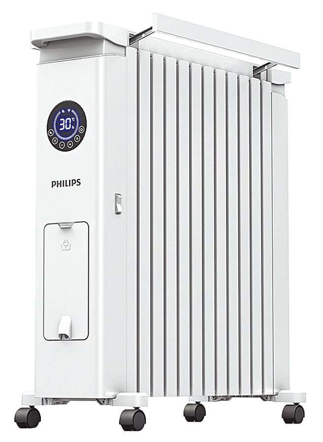 momo购物网的飞利浦油灯叶片式取暖机，市价9099元，活动价6390元。（momo购物网提供）