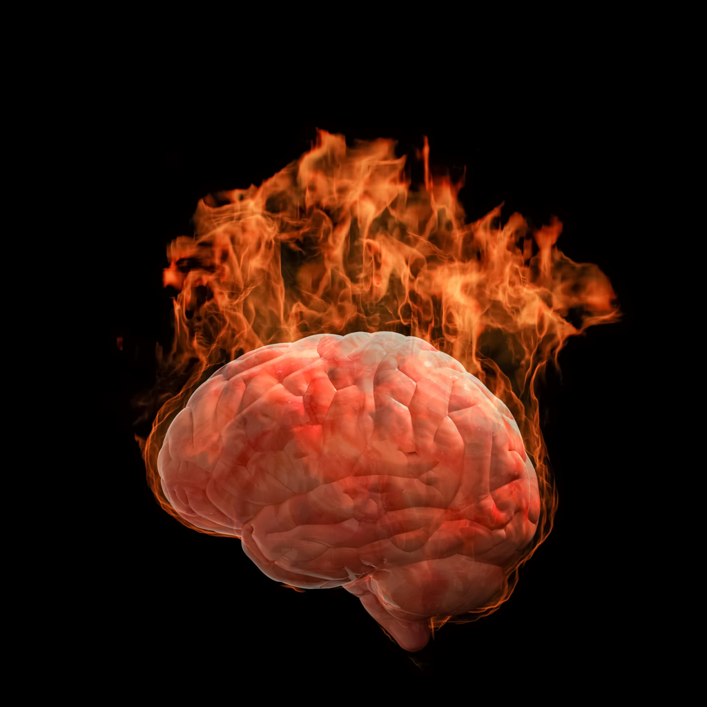 自體免病腦炎，被形容成 「大腦著火」，現在找到血漿交換法來治療。(圖/shutterstock)