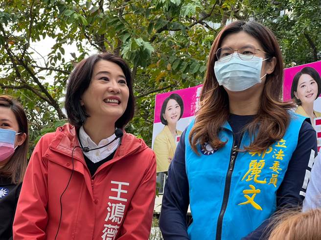 王鸿薇（图左）说，还是要提出实实在在的问题。（李奇叡摄）