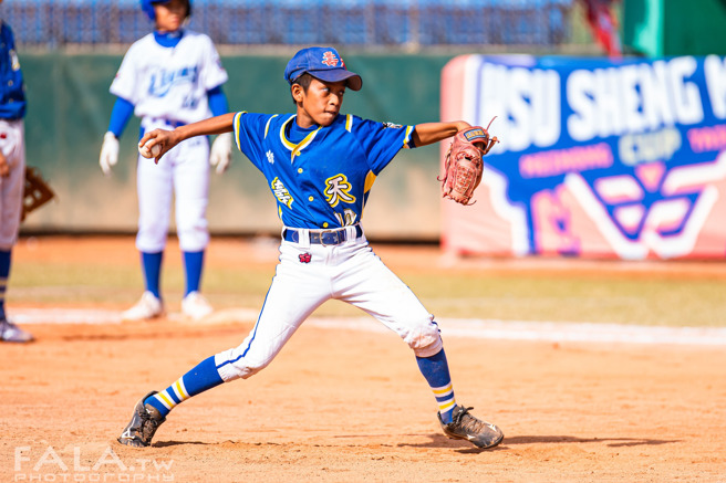 高雄寿天国小徐子恩。（徐生明棒球发展协会提供）