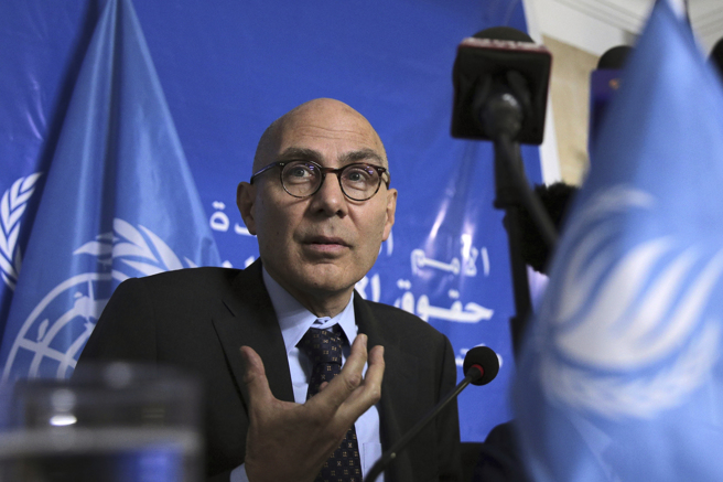 联合国人权事务高级专员图克（Volker Turk）。（资料照／美联社）
