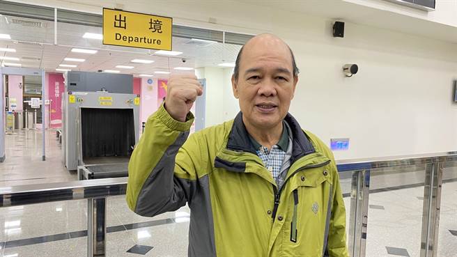 前立委陳清寶號召全台金馬鄉親踴躍參加12／24的「還我小三通大遊行」，一起陳情要求中央讓盡快小三通復航。(于家麒攝)