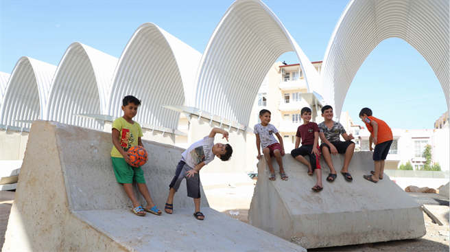 台灣─雷伊漢勒世界公民中心執行長裘振宇透過募資等彌補不足，終於在今年暑假完工，未來希望擴大服務量能、協助2000名當地婦女。（台灣中心提供／林良齊台北傳真）