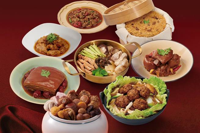 摘星的米其林餐厅「富锦树台菜香槟」，瞄准年菜商机，推出「富兔迎春年菜组」抢客。(富锦树台菜香槟提供)
