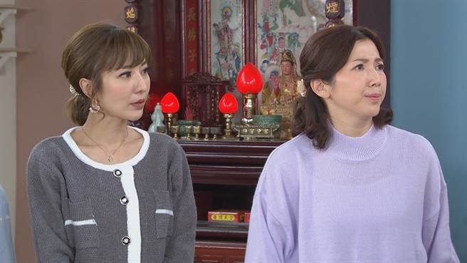 罗巧伦剧中抢闺蜜廖家仪老公，自愿沦小三。（民视提供）