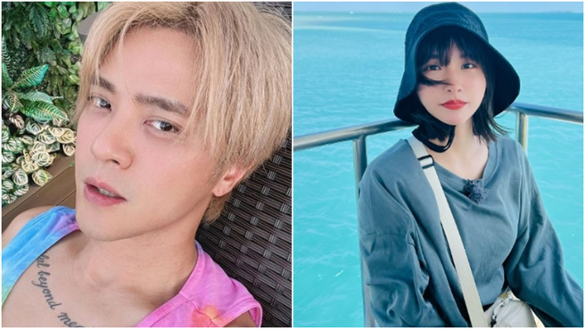 峮峮原本为罗志祥新综艺的主持人之一，却突遭换角。(图／翻摄自峮峮IG@qun_04、罗志祥IG@showlo)
