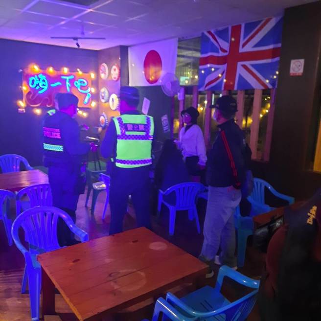 为展现维护治安决心，台东县警察局自6日起针对容易滋事场所实施威力扫荡。（台东县警局提供／蔡旻妤台东传真）