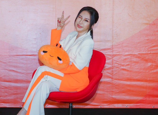 利菁坦言过去消失萤光幕是跑去大陆留学。（图／粘耿豪摄）