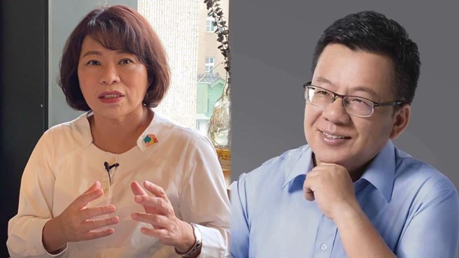 九合一选举结束，民进党大败，只保住5县市，不过嘉义市长重新选举延长赛，18日投票。图为国民党嘉义市长黄敏惠（左）、民进党前立委李俊俋（右）。（取自中时资料照及李俊俋脸书）