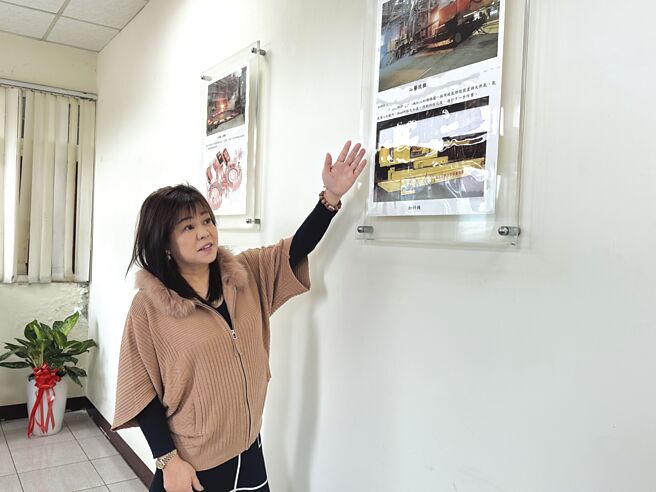 萧敏敏强调，全俊打造「二次铜资源再生循环体系」，提高台湾铜资源工业及战略地位。图／江富满