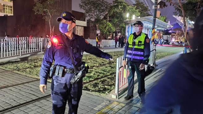 高雄捷運警察隊將於展演期間加強巡邏取締。（翻攝照片／高雄洪靖宜傳真）