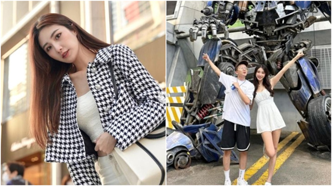 Wendy分手後尺度大開，在IG上曬出火辣照片。(圖／翻攝自Wendy IG@wendy__624)