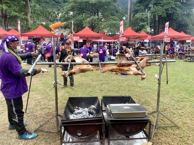 南投县烤猪王大赛，将于10日在南开科技大学登场。（廖志晃摄）