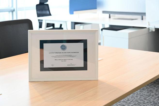 （震旦家具于今年11月正式取得WELL HSR认证。图／震旦家具提供）