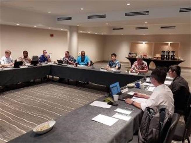 空勤总队提供美方召开专案会议的讨论情况。（空勤总队提供）