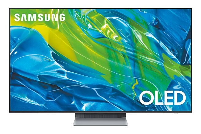 三星全新OLED电视，共推出55吋、定价7万2900元，65吋、定价9万7900元。（三星提供）