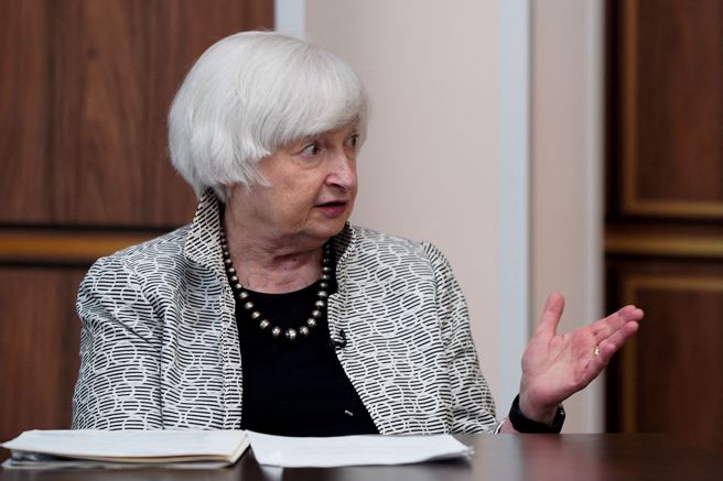 圖為美國財政部長葉倫（Janet Yellen）。(圖/路透社)