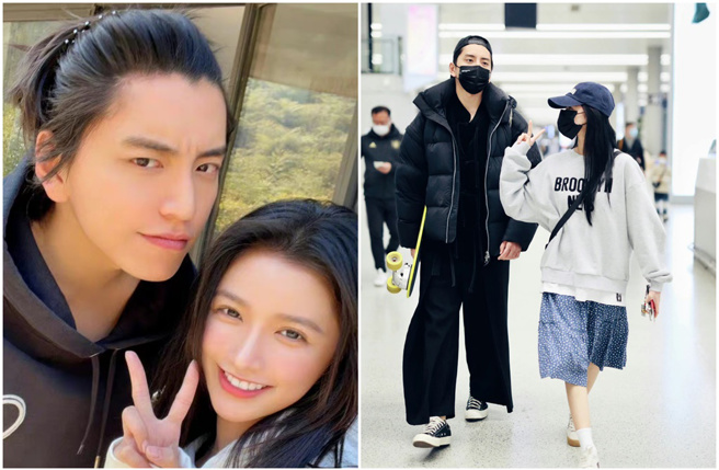 王大陆和蔡卓宜曾合作恋爱实境节目。(图／翻摄自微博）