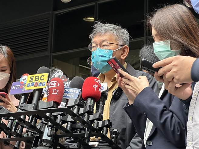 台北市长柯文哲。（杨亚璇摄）