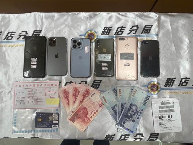 警方查扣赃证物。（警方提供）