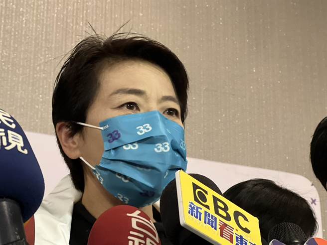 台北市前副市長黃珊珊競選台北市長失利，10日舉行感恩見面會。（楊亞璇攝）