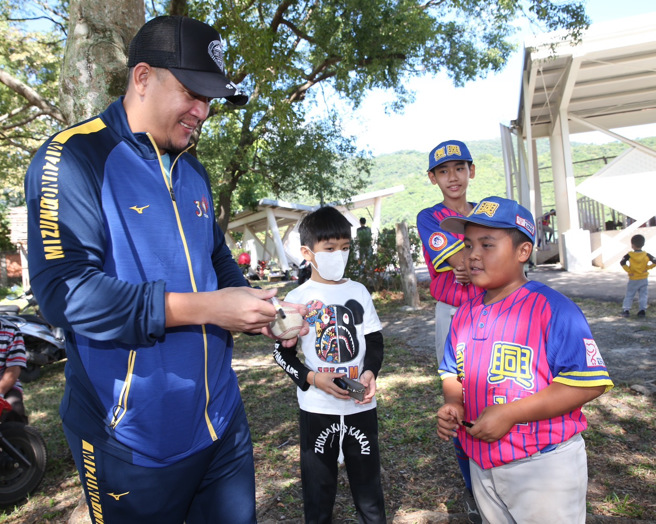 富邦悍將蔣智賢。（陳怡誠攝）