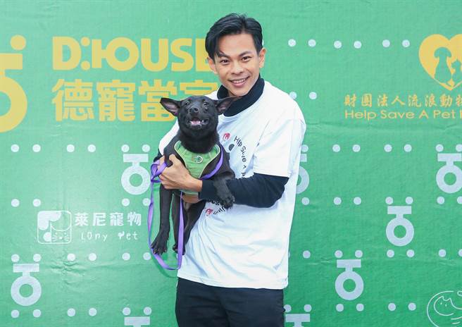 孫綻化身公益大使，為流浪動物發聲。（粘耿豪攝）
