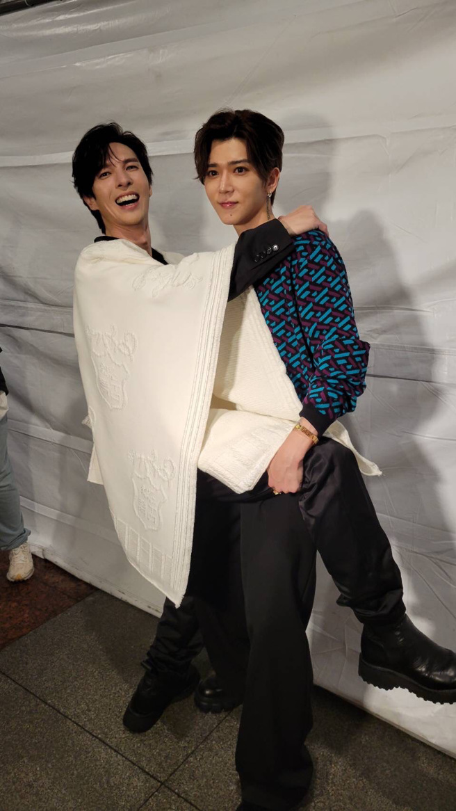 畢書盡驚喜合體陳勢安。(圖／讀者提供)