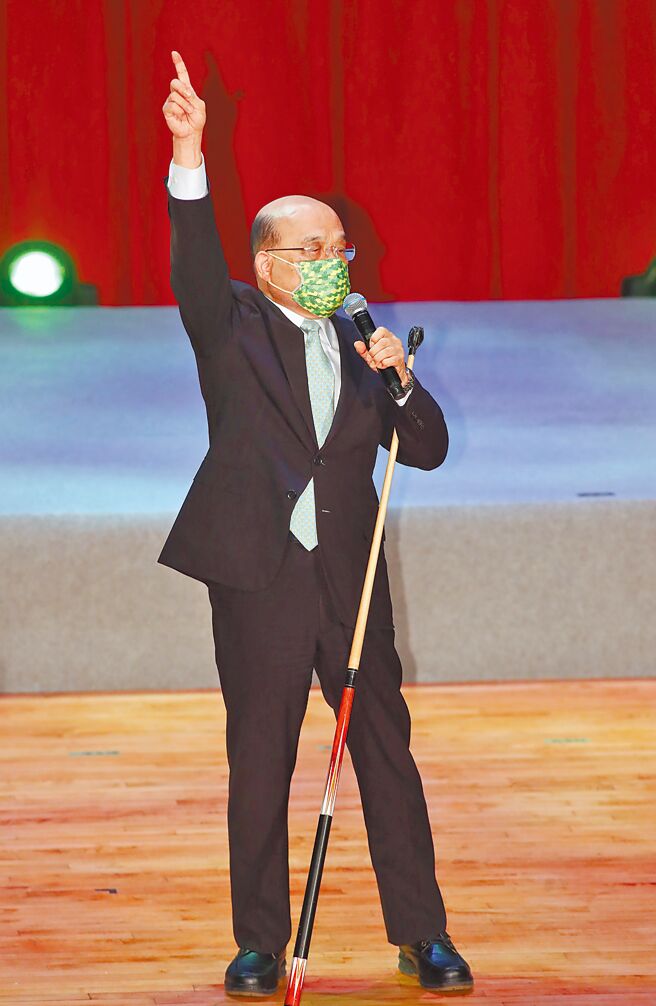 苏贞昌称陆暂停进口我产品是歧视，蔡正元今天拿出日本的做法。（本报资料照片）