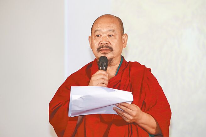 中华国际嘎檔巴佛教总会总会长慧吉祥大活佛。（邓博仁摄）