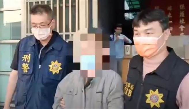 黃男因涉嫌改造槍械，遭警方逮捕。（翻攝照片／崔正綱高雄傳真）